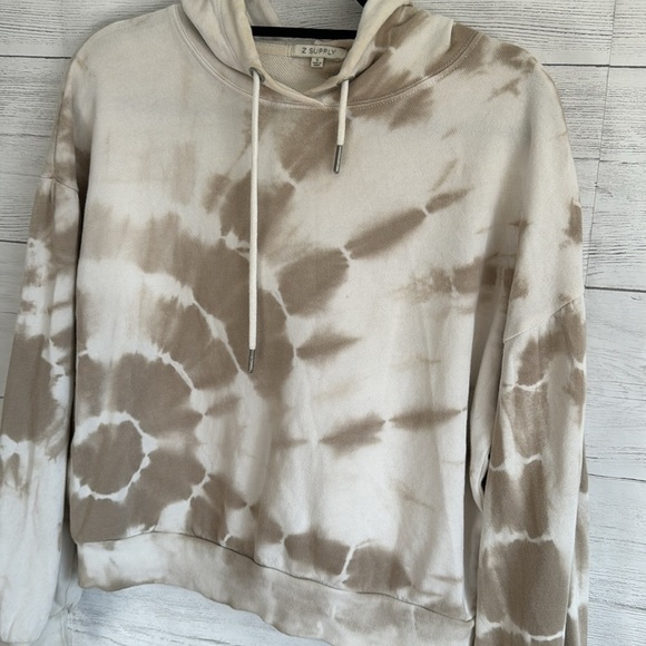 Z Supply Tie Dye Sweater with Hoodie | SIZE S - Picture 4 of 8